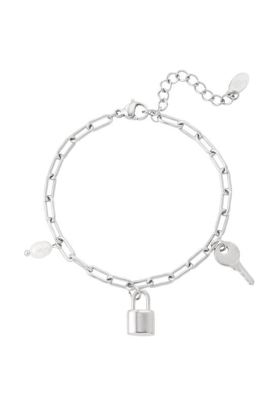 Armband met bedel slot