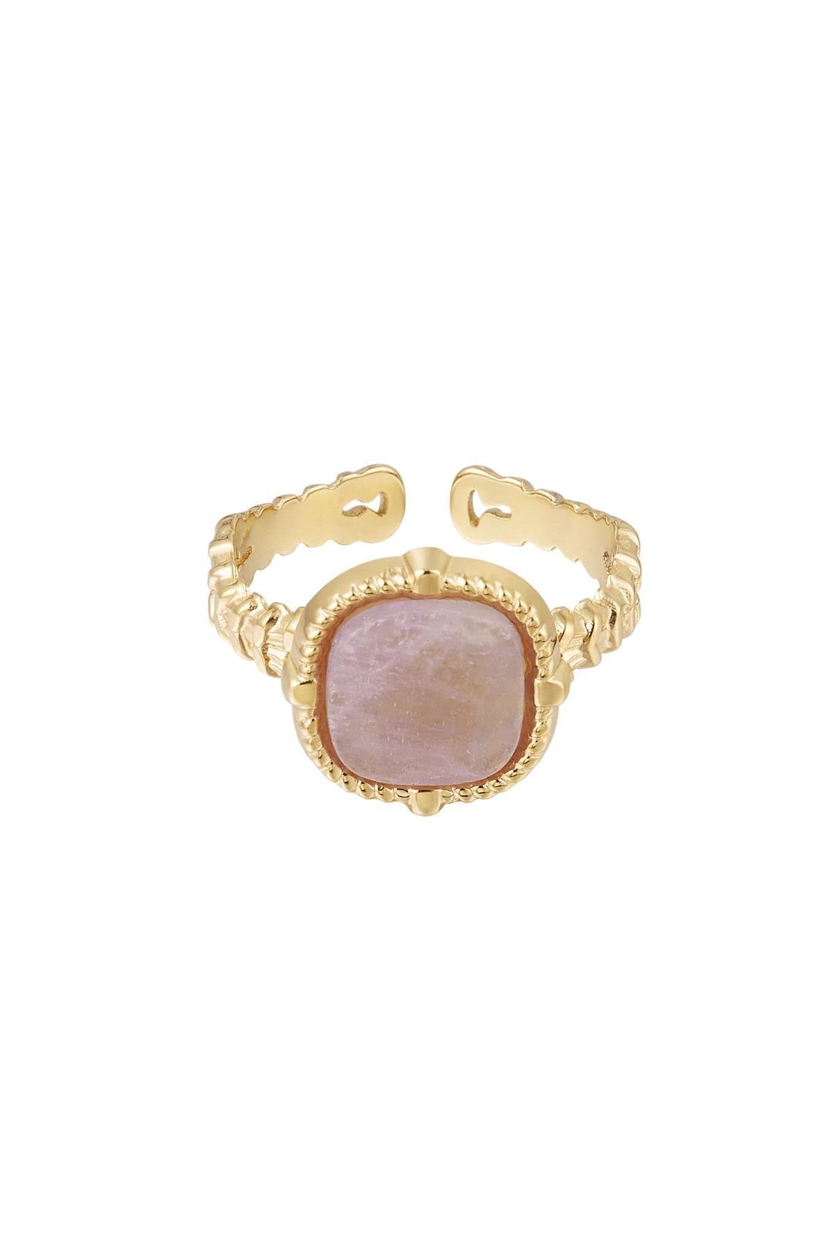 Statement ring paars