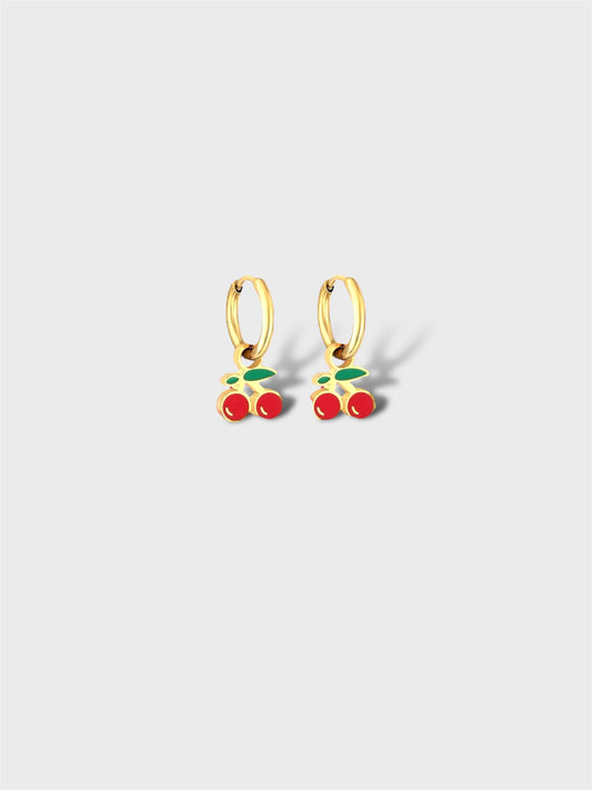 Littlest Cherry earrings