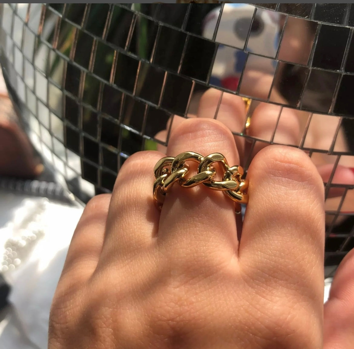 Chain Ring Gold